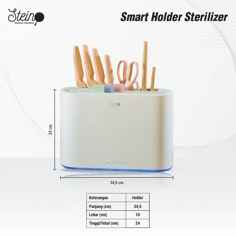 [EXCLUSIVE JORDI ONSU] STEIN Smartboard with UV Sterilizer | Alat Masak Talenan Cutting Board Sterilizer 7