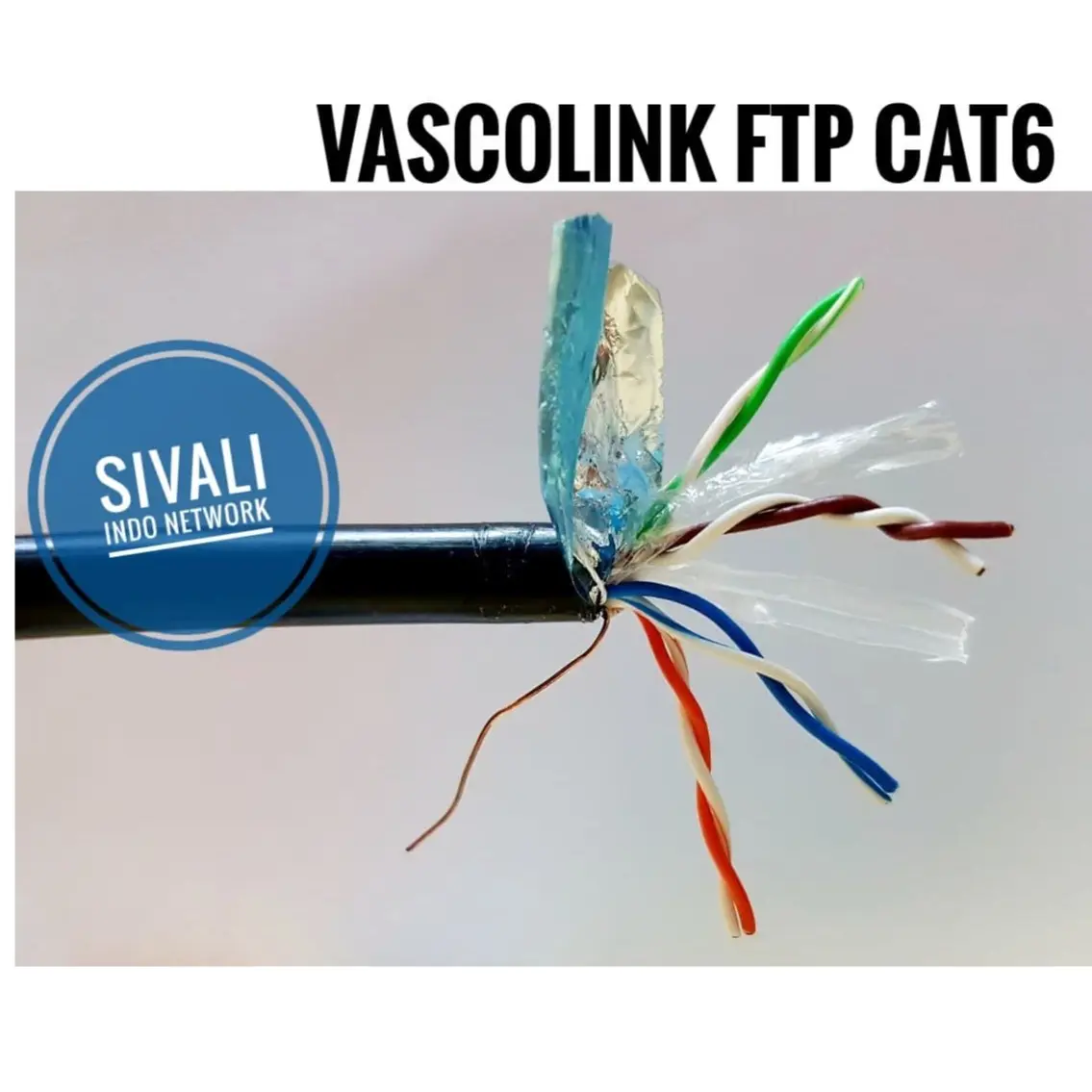 Kabel LAN Cat6 FTP STP Outdoor High Speed 100/1000Mbps - Kabel Meteran