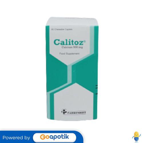 Gambar CALITOZ 500 MG BOTOL 60 KAPLET dari Apotek MG Farma by GoApotik Kota Bekasi Tokopedia