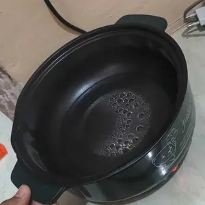 【AQUA】Panci Listrik Kapasitas 1.5L Panci Serbaguna Anti Lengket Dengan Kukusan 2 Mode Panas