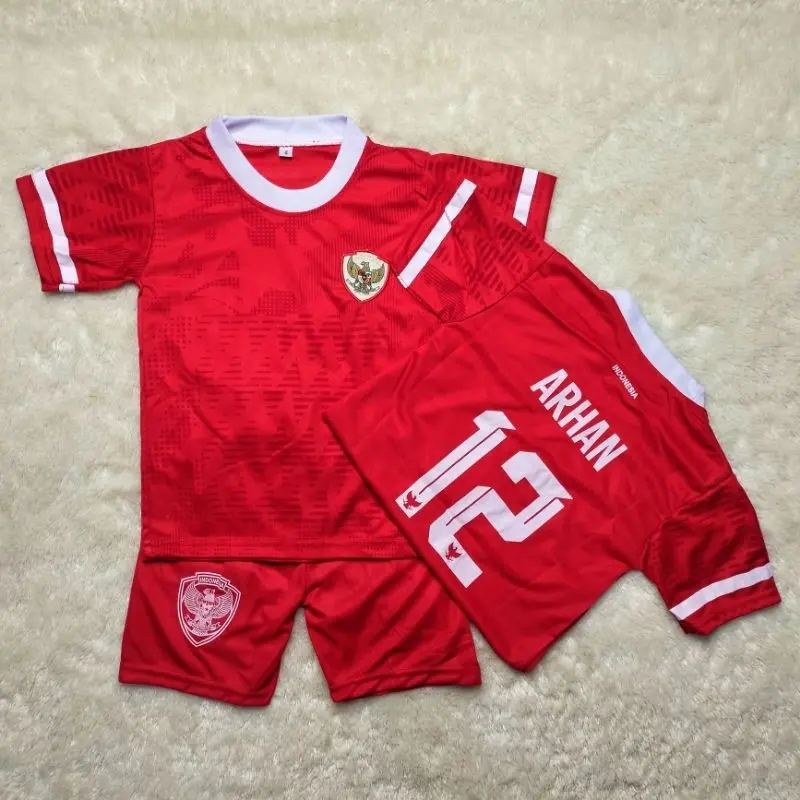 BAJU SETALAN BOLA ANAK ANAK TIMNAS TERBARU BISA COD
