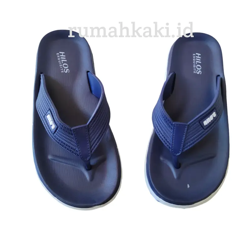 Sandal Jepit Pria Hilos 2314 Sendal Flip Flop Kasual Cowok Karet EVA Antislip Slip On Terbaru Slide Shoes 4