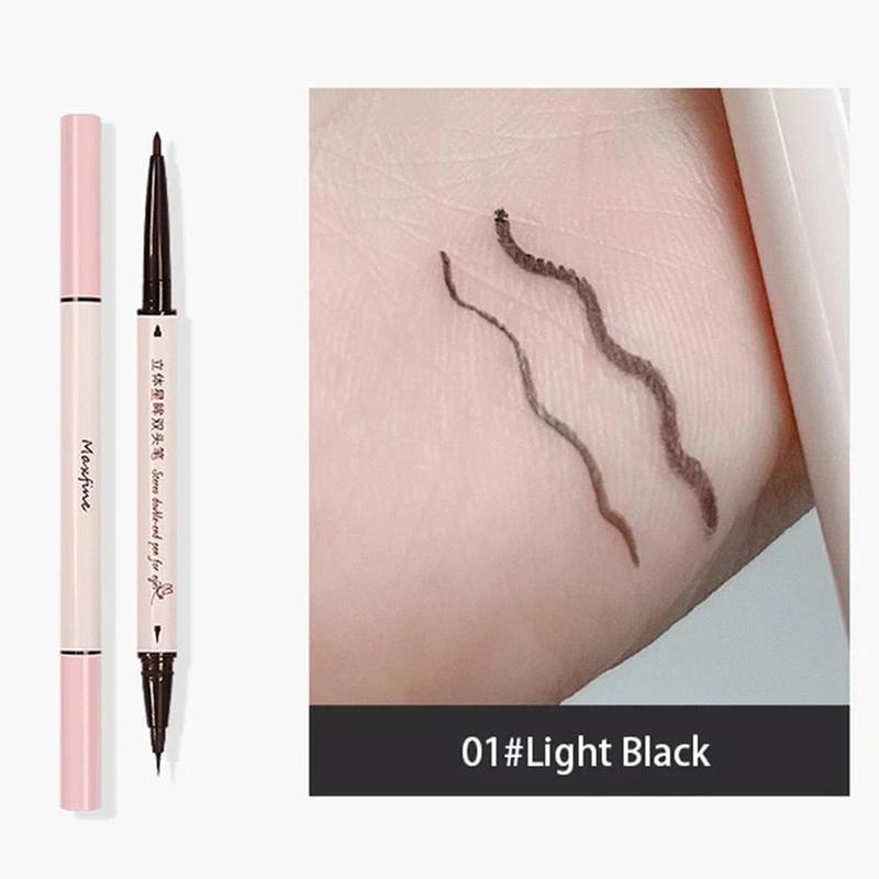 Product Introduction of Double-Headed Eyeliner Pen 2-in-1 ing High Pen Waterproof Easy To Not Sweatproof Fade D2Q7 22