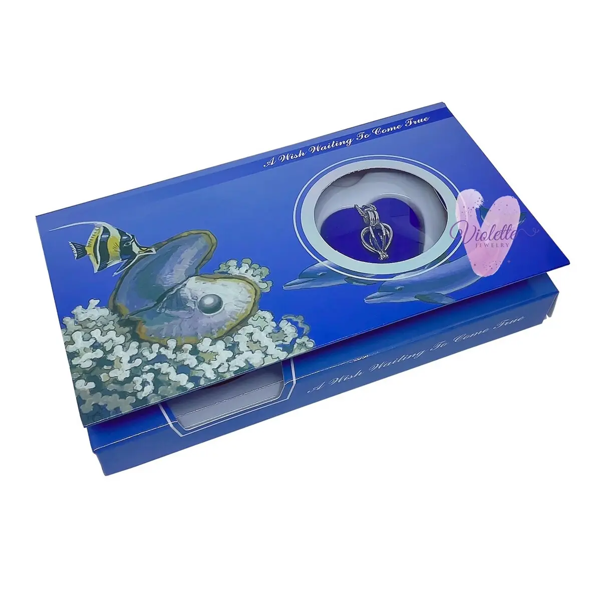 Wish Pearl Necklace / Kalung Mutiara dalam Kerang (Ocean)