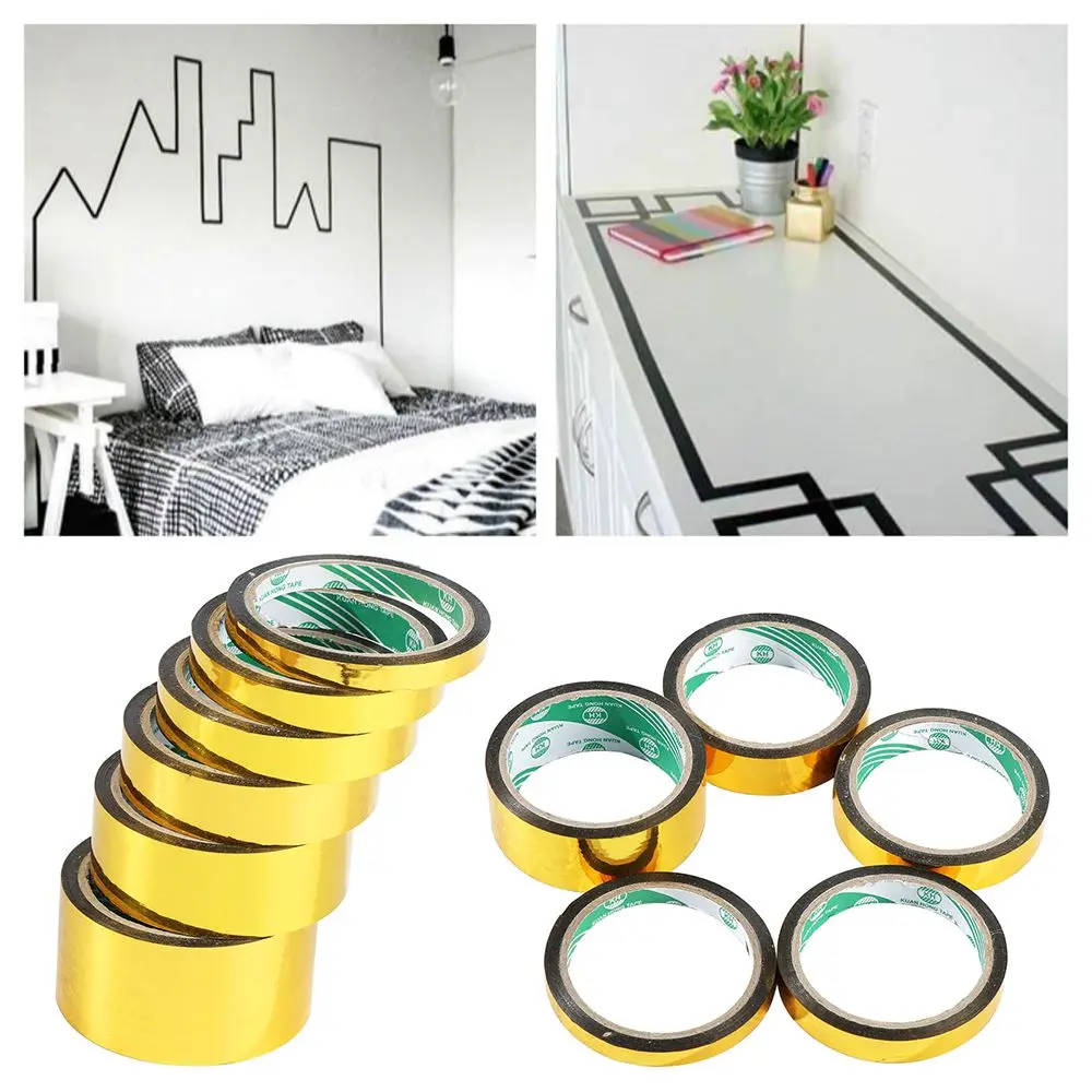 25m,50m For Decoration Decoration Reflective Golden Tape Laser Tape