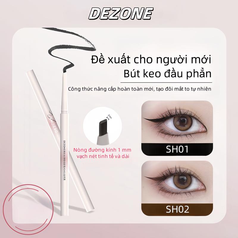 Bút chì Gel kẻ mắt mượt mà, DEZONE, Tuyệt Đẹp Cosmetic Trang Điểm Mỹ Phẩm