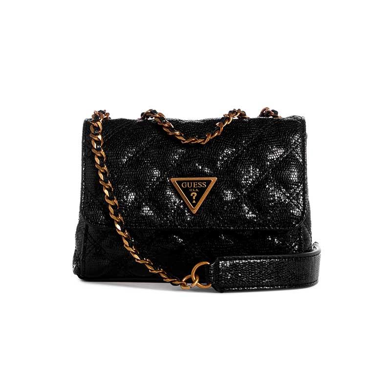 GIULLY MINI 2 COMP CONVERTIBLE FLAP - TAS GUESS ORIGINAL WANITA 4