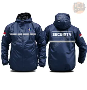 JAKET PRIA SECURITY PENJAGA POS BAHAN PARASUT TAHAN ANGIN SEMI WF WINDBREAKERS 3 LAPIS Panjang Tebal Waterproof Nyaman