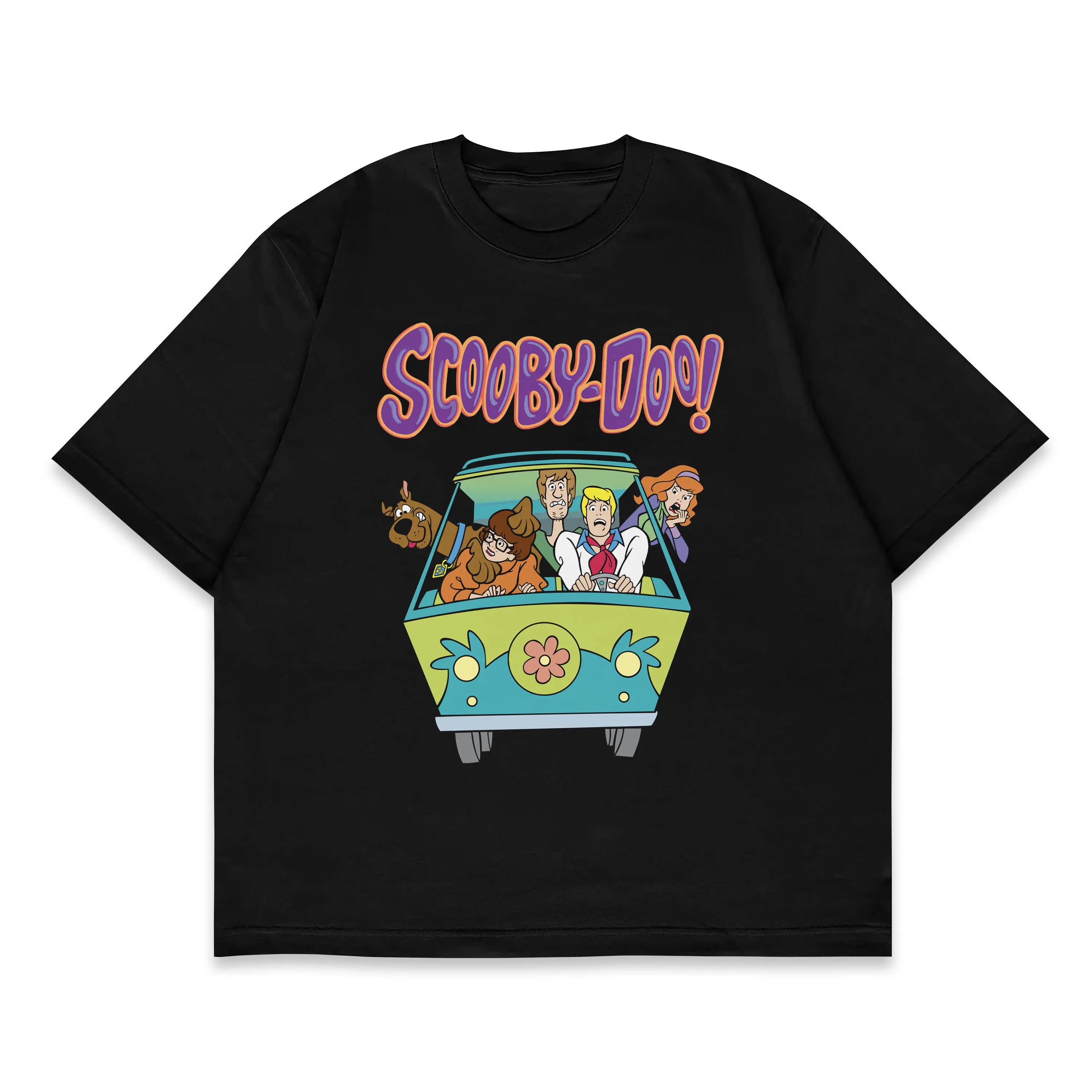 Poepoe.mue - Scoobydoo VW | Cotton Combed 24s | Anime | Fullprint | Kaos | Oversize | Tanpa Jahitan Samping