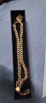Product Review of Beli Rantai Tangan Percuma Rantai Kaki Gajah Pasir COP916 - Rantai Tangan Panjang≈18CM Lebar≈0.7CM - Rantai Kaki Panjang≈27CM Lebar≈0.7CM - Barang kemas bersalut emas tulen - tahan lama - hypoallergenic - titanium - XYcantik from ❤**❤ 1
