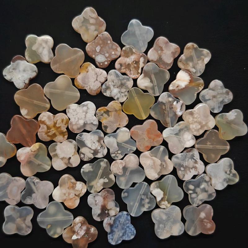  Chamr Mic Vòng Đá Mã Não Hoa Anh Đào Hình Cỏ Bốn Lá Đơn Giản Tinh Tế Đẹp Mắt Cho Bạn 