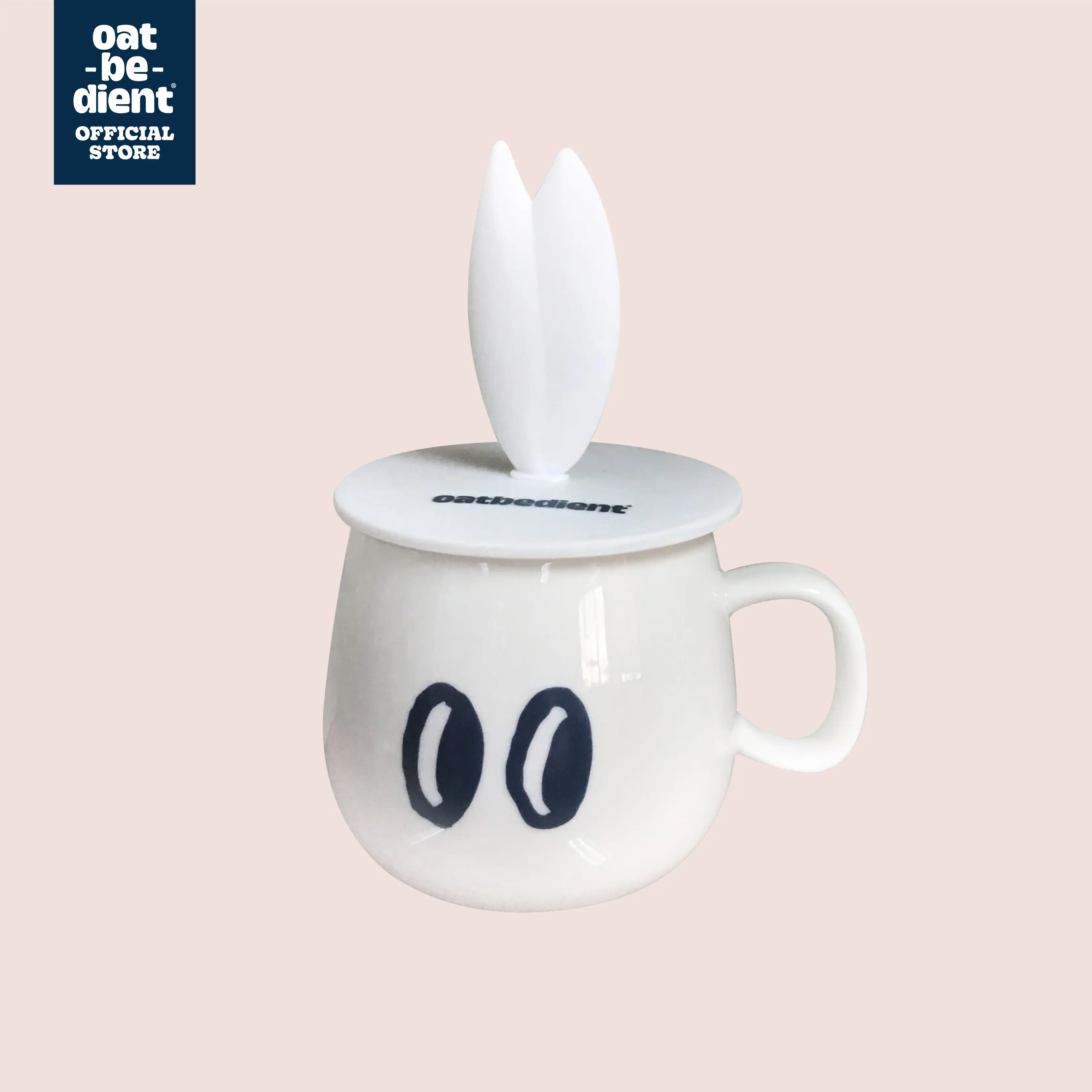 Oatbedient - Exclusive Ceramic Mug with Lid