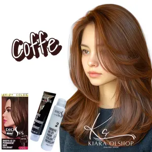 DIOSYS Pewarna Rambut Caramel/Coffee 45ml - Cat Rambut Khusus Uban Tanpa Blicing