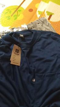 Product Review of 4 pcs 100 ribu |  kaos poket saku |pria /wanita RENDOM WARNA  |lengan pendek santai|  kaos polos  Semi Katun Baju Oblong Distro Dewasa  t-shirt from E**a 3