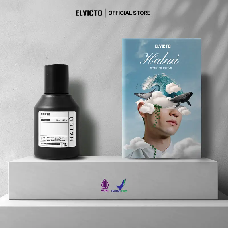 ELVICTO HALUÚ PARFUM 35ML | Extrait De Perfume | Parfum Pria Tahan Lama | Aroma Woody, Saffron, Oud by Elvicto 2