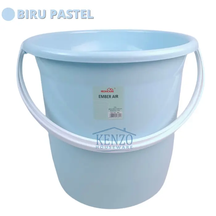 Ember Air Plastik 16 L Tanpa Tutup Warna Pastel Ember Mandi Redhouse -Zh 4