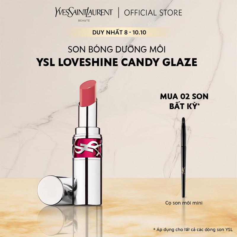 [DUY NHẤT 10.10] Son bóng dưỡng môi dạng thỏi YSL LOVESHINE CANDY GLAZE LIP GLOSS STICK