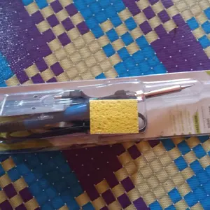 High Quality Solder Listrik 60Watt Dengan Bonus 5 Mata Solder Spons Serta Penyangga