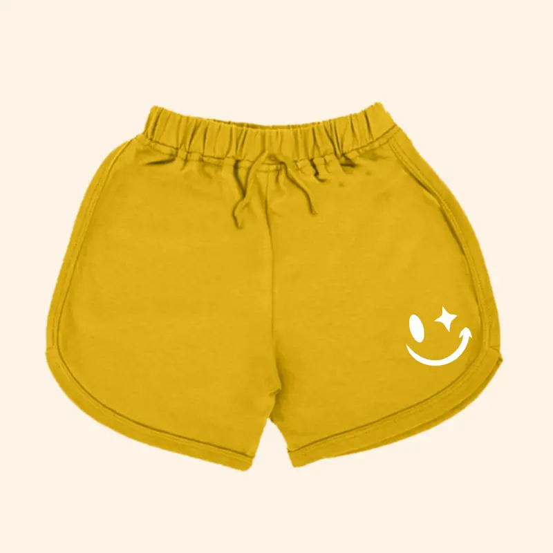 Celana pendek harian Anak-Anak perempuan bahan katun umur 1 2 3 4 5 6 7 8 9 10 tahun 3