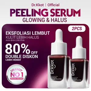 Dr.KKot Peeling Solution AHA BHA PHA LHA - Promo Beli 2 Lebih Hemat, Atasi Pori Besar, Cegah Jerawat, BPOM, Serum Eksfoliasi Kulit, Mencerahkan & Mengeksfoliasi