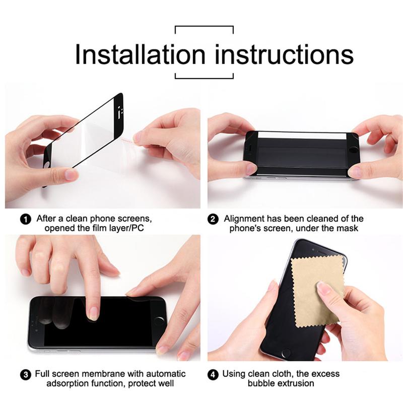 Tempered Glass For Samsung A04E Anti Gores Anti Static Screen Protector 5
