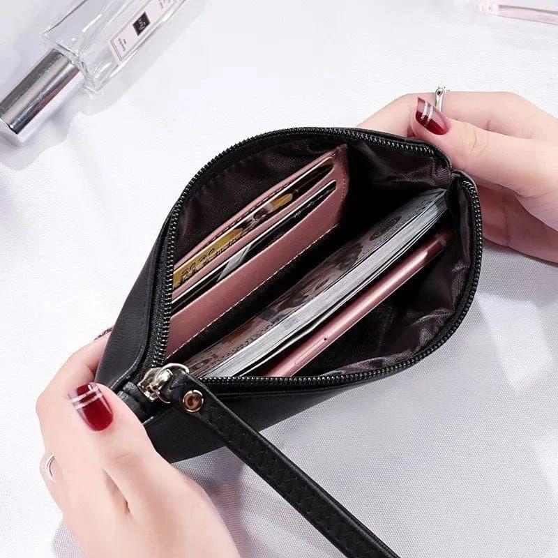 MARIONE Dompet Panjang Clutch Wanita Elegan Kasual untuk Tempat HP dan Uang 1