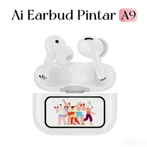 TechNest TWS A9 PRO Earbuds Active Noise Cancellation Earphone Bluetooth Dengan Super Bass Kuat Gaming Latensi Rendah Stabil Nyaman Tanpa Kabel Praktis Untuk Aktivitas Sehari Hari di Indonesia