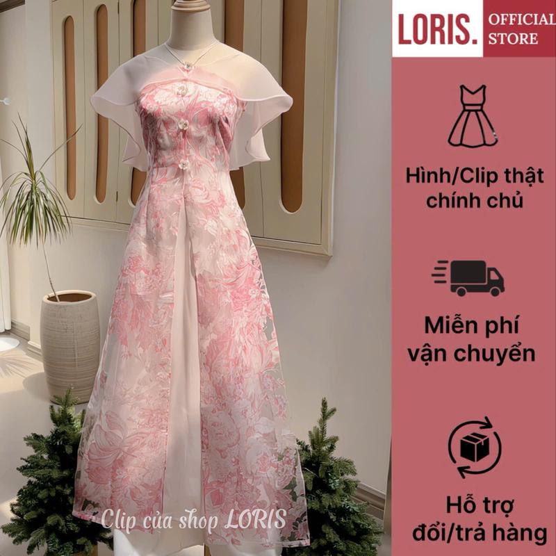  LORIS - Áo Dài Du Yên  chỉ có áo không kèm quần  áo dài xẻ tà 