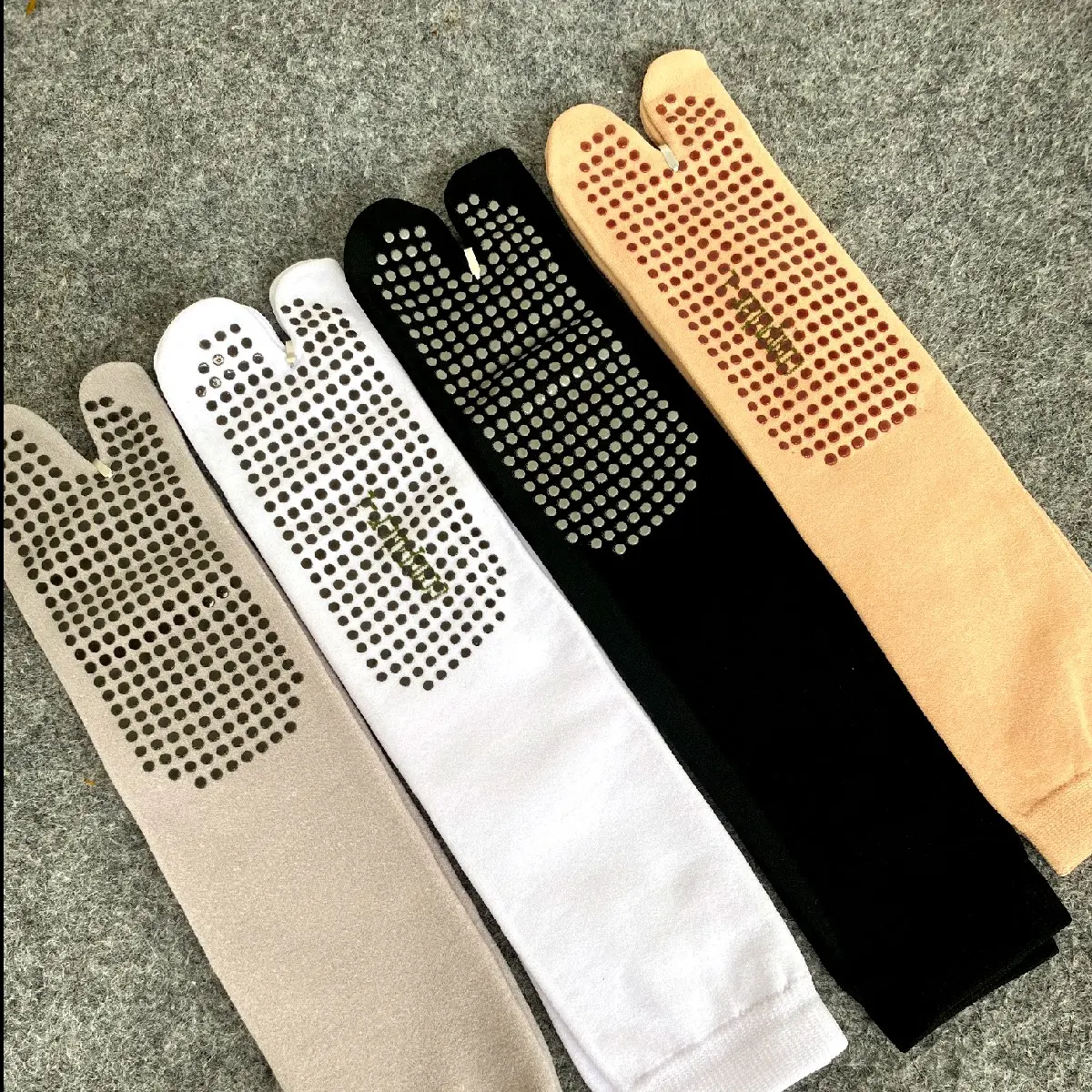 Kaos Kaki Anti Slip Ukuran L Panjang Sebetis Wanita Bahan Nilon Spandex Lembut Muslim