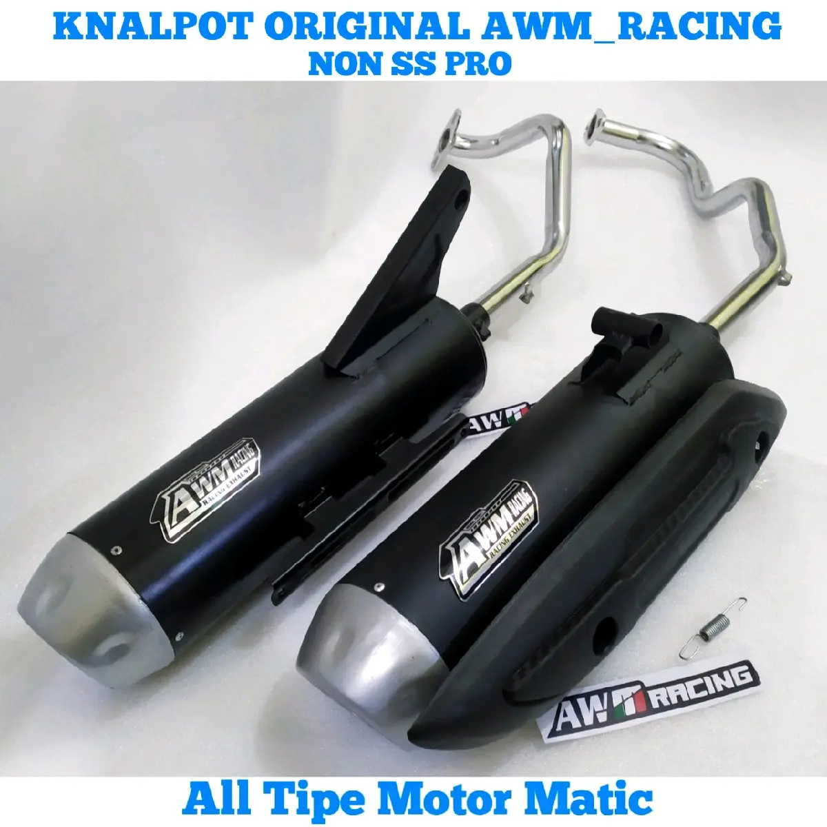 ORIGINAL Knalpot Tsukgigi AWM Racing Beat Mio sporty Nmax Pcx Beat deluxe Vario 125 Vario 150 Scoopy