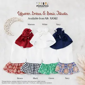 POMAPOO - Baju Kucing dan Baju Anjing Lebaran Dress dan Basic Jilbab