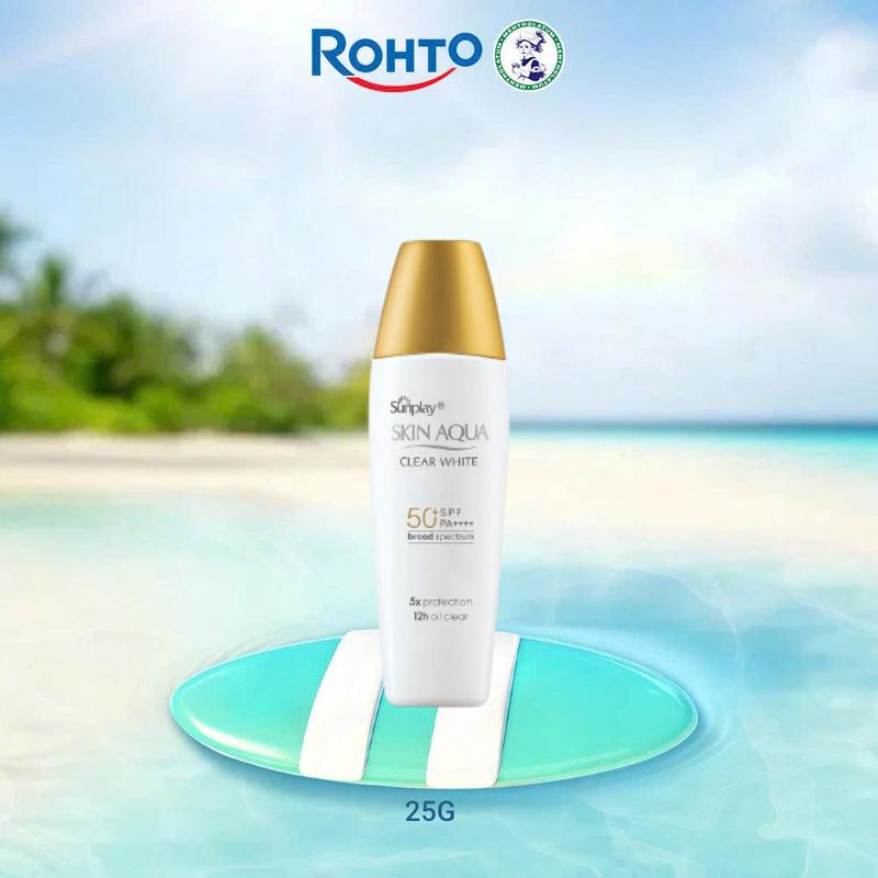 Sữa chống nắng hằng ngày dưỡng trắng Sunplay Skin Aqua Clear White SPF 50+, PA++++ 25g - Eco Vietnam