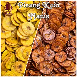 PISANG KOIN MANIS NANGKA / MANIS KARAMEL | 500gr & 250gr | Snack Cemilan Camilan Kiloan Murah
