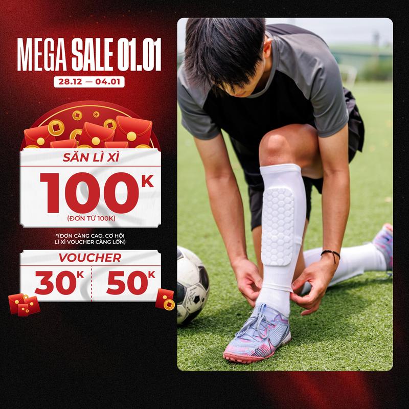  Tất bảo vệ ống đồng vớ băng ống chân Redikick có đệm chống chấn thương chống tuột chơi Bóng đá Bóng rổ Gym Muay thái - 1 ĐÔI Phụ Kiện Sport 