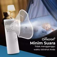 Gambar 【PaPaPet】Nebulizer Portabel Terapi Pernapasan Untuk Asma Anak dan Dewasa Desain Ringan Mudah - Nebulizer genggam bertenaga baterai, warna putih dari PaPaPet.id Kab. Tangerang 4 Tokopedia