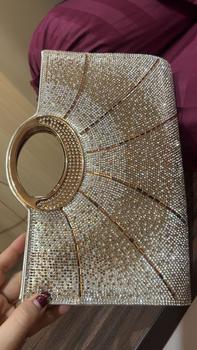 Product Review of Tas Pesta Kondangan Wanita Import Premium Kekinian Mewah Elegan Terbaru Crystal Clutch Bag 88533 from P**g 0