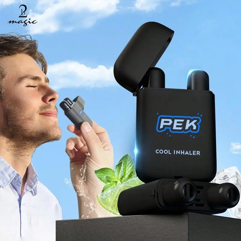Nasal Inhaler, Multi Flavors Double Holes Nasal Inhaler Stick for Sinus& Congestion Rellef, Nasal Cleansing, Energy Boost (1, Black Currant)