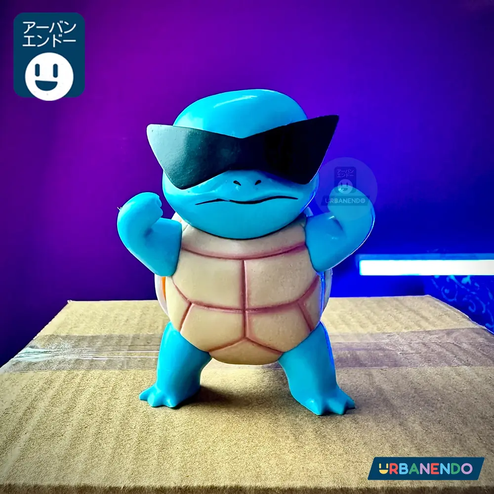 [URBANENDO] Squirtle Action Figure Mainan Statue Pajangan Mobil Kamar TCG