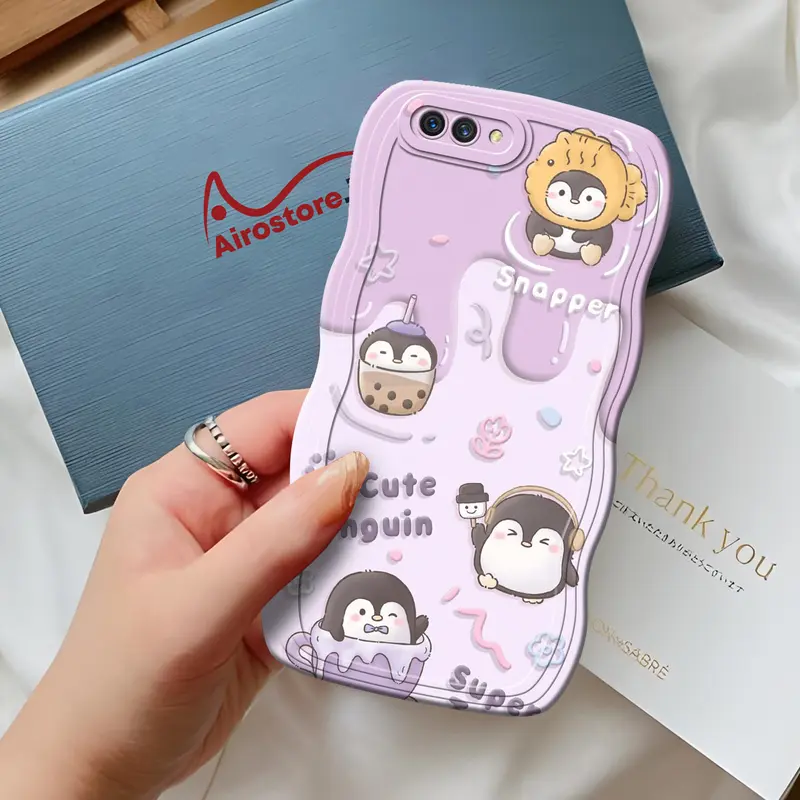 Casing Opp* A3S Gelombang - Softcase Handphone - Case Opp* A3S - Silicon - Kesing Hp  - Fashioncase - TPU - Pelindung Cover Belakang Handphone - Akesesoris Hp 1