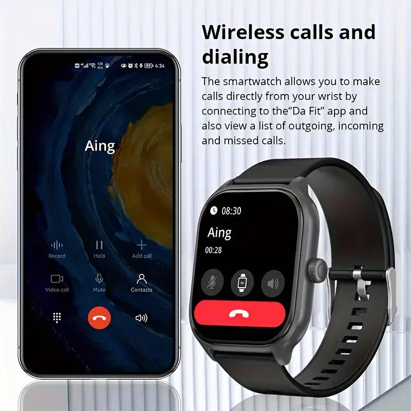 (BISA COD)Jam tangan smartwatch pria cewek,X8, 2.01”smartwatch android ios,parlent active smartwatch,Sport Tahan Air Bluetooth Smart Watch Pelacak Kebugaran Gelang Pedometer Heart Rate 2
