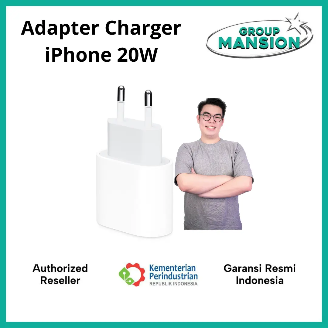 [ MANSION X 805 Gadget ] Apple Power Adapter USB-C 20Watt Garansi Resmi Indonesia
