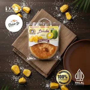 NANGKA - Wingko Cap Londo Rasa Nangka+butter Camilan Manis Gurih Tekstur Renyah & Butiran Buah Nangka Halal Indonesia