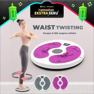 SPEEDS Jogging Waist Twisting Waist Twisting Disc Alat Olahraga Portable 360° Santai Portabel 041-8