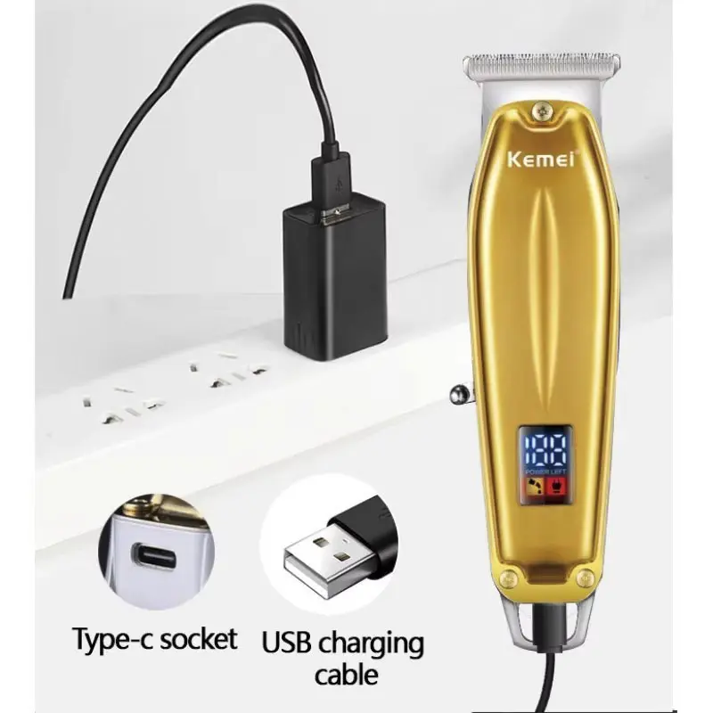 【COD】Kemei Alat Cukur Rambut Elektrik Hair Clipper Kemei KM-426 / KM-426 Alat Pencukur Kumis Jenggot Professional pemotong rambut Original Mesin Sisir Gunting 2