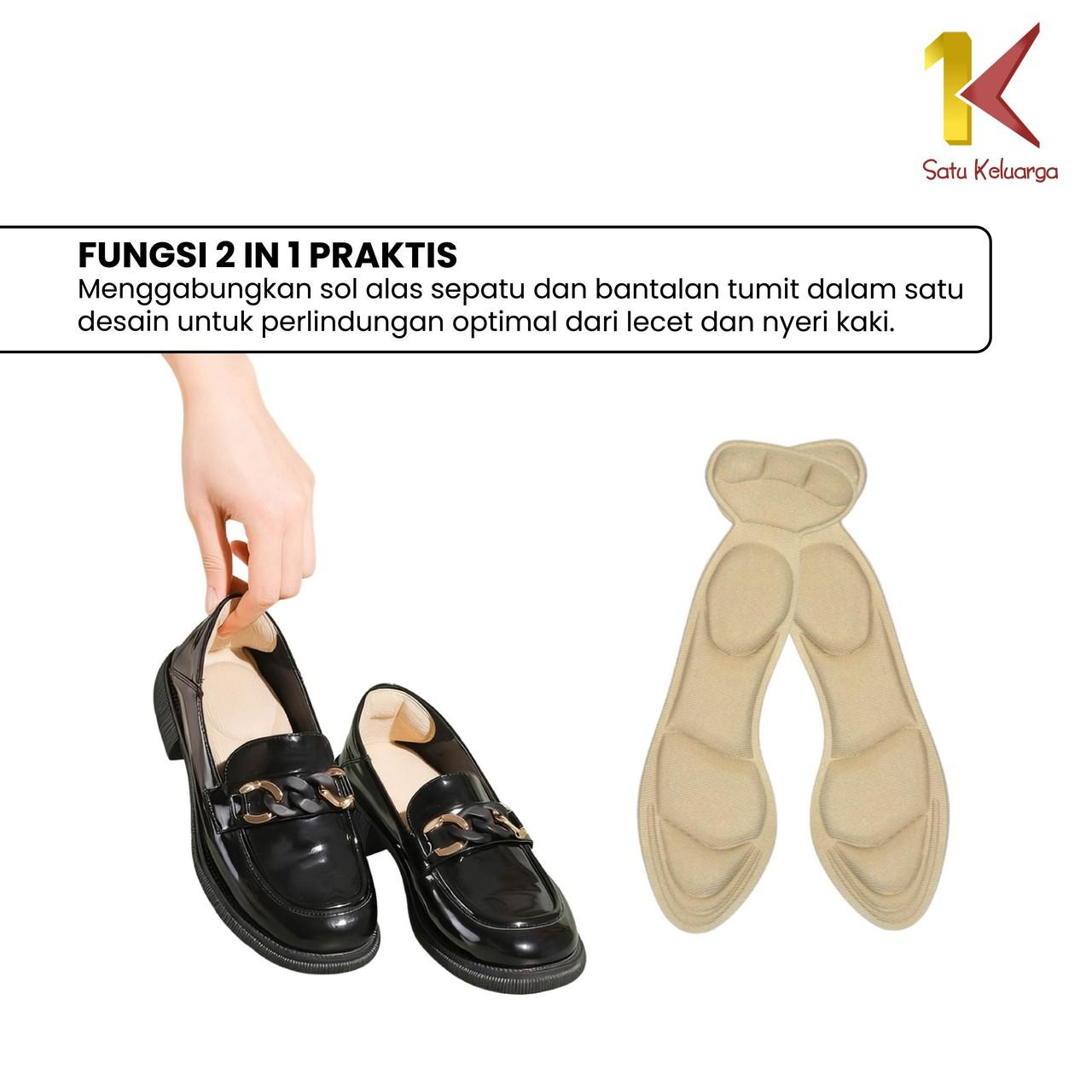 [COD] SK C1407 Insole 4D Anti Lecet Wanita Bantalan Sepatu Heels Super Empuk