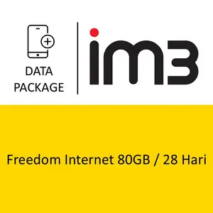 Paket Data Indosat - Freedom Internet 80GB / 28 Hari