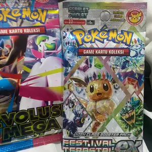 Evolusi Mega Pokemon Indonesia Booster Pack - Game Kartu Koleksi - Pokemon Indonesia - ma1 l