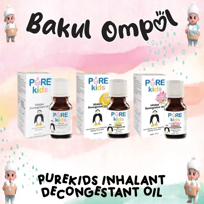 PureKids Inhalant Decongestant Oil Original/Lemon/Geranium 10ml 0