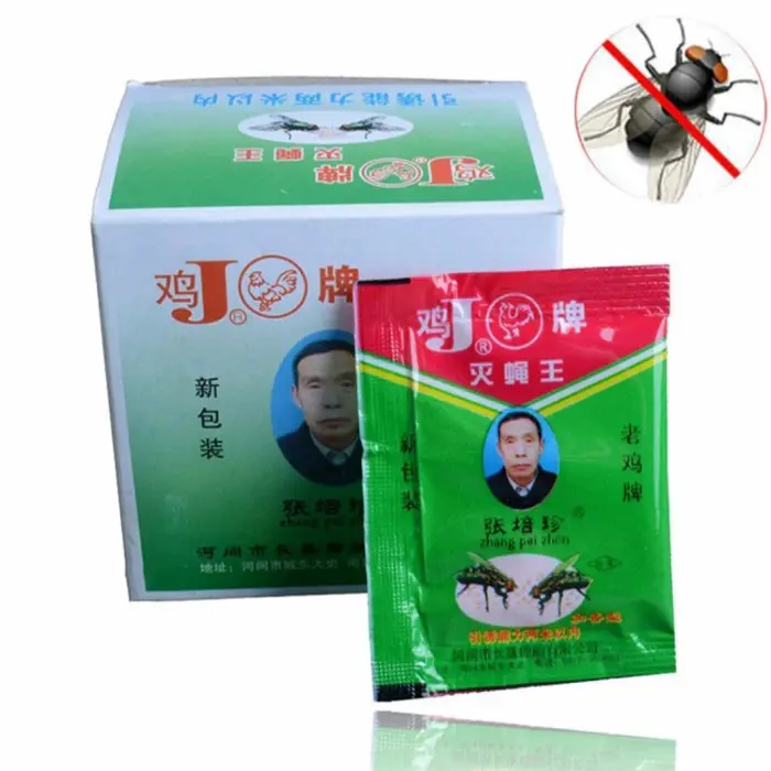[1 Box] Racun Lalat Zhang Pei Zhen | Obat Ampuh Pembasmi Lalat 6