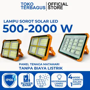 Lampu Solar Tenaga Surya Solar Cell Solar Panel Waterproof Lampu Camping Tenaga Matahari Waterproof